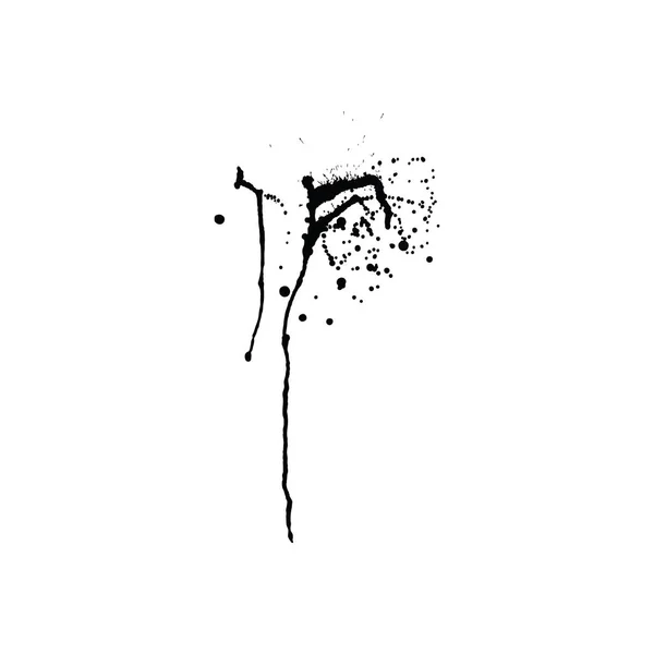 Αφηρημένο Grunge Σταγόνες Φόντο Μαύρο Λευκό Εικονογράφηση Διάνυσμα — Διανυσματικό Αρχείο