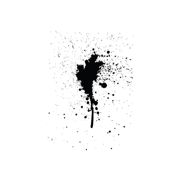 Abstracte Grunge Blob Achtergrond Zwart Wit Vectorillustratie — Stockvector