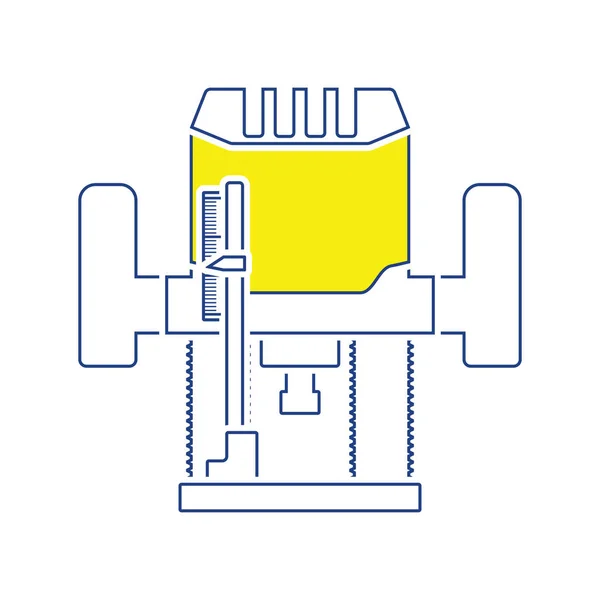 Ikon a dugattyút marószerszám — Stock Vector