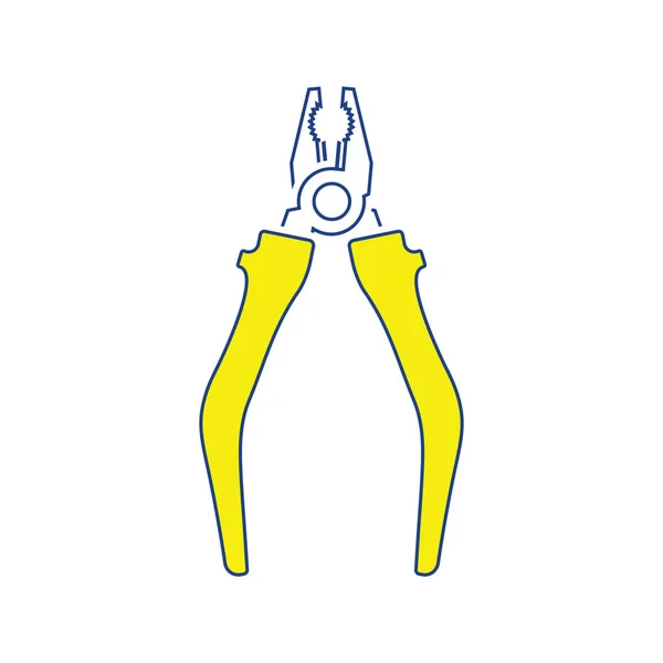 Icon of pliers — Stock Vector
