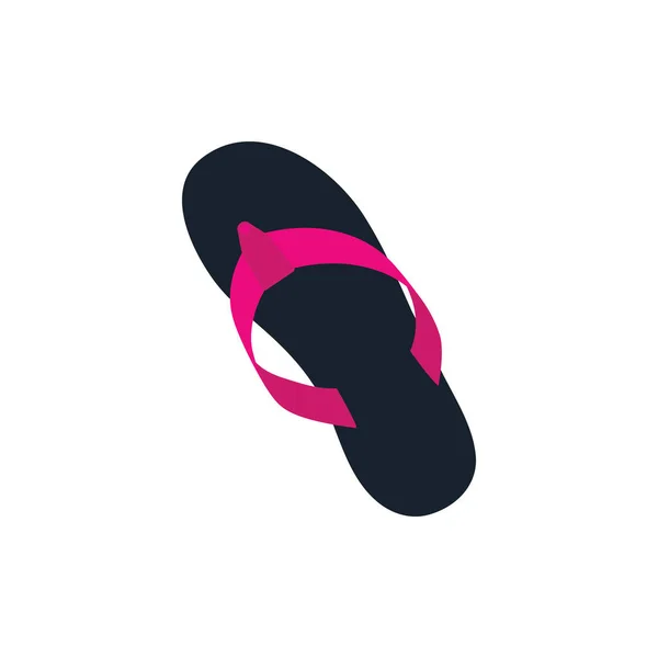 Flip flop pictogram — Stockvector