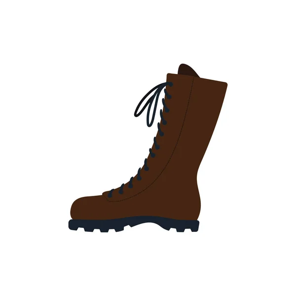 Hiking boot icon — Stock Vector