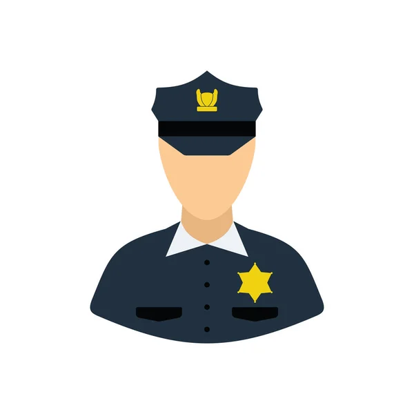 Policeman icon — Stock Vector