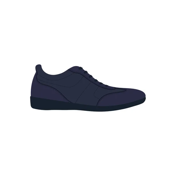 Hombre casual zapato icono — Vector de stock