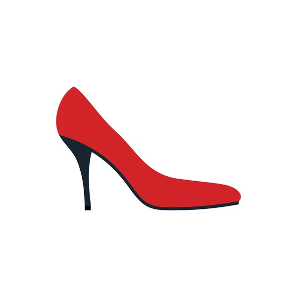 Middle heel shoe icon — Stock Vector