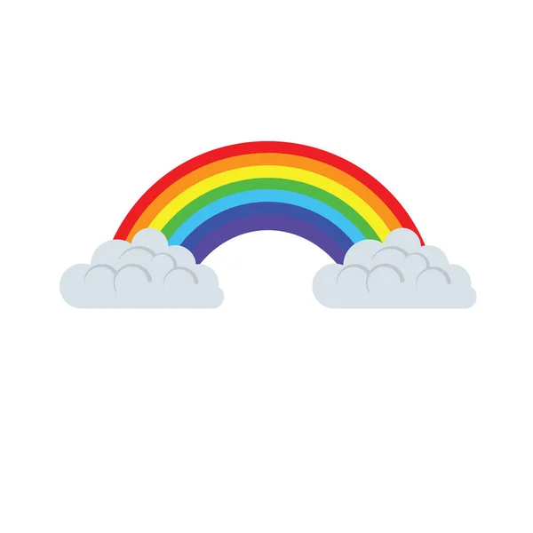 Rainbow icon — Stock Vector