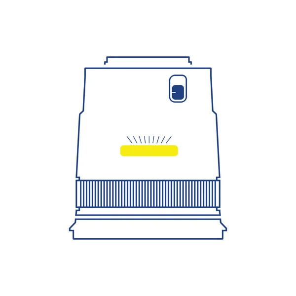 사진 카메라 와이드 렌즈의 아이콘 — 스톡 벡터