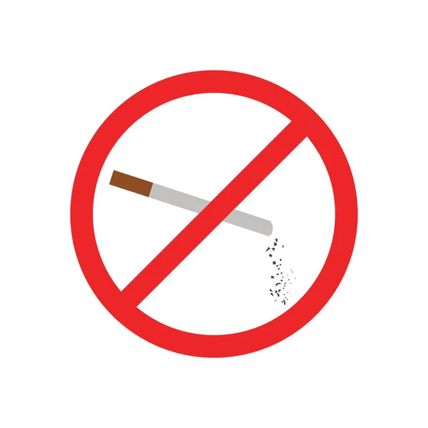 No smoking icon — Stock Vector