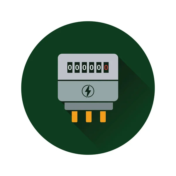 Electric meter icon — Stock Vector