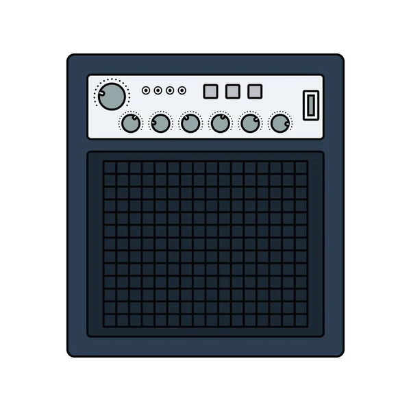 Audiomonitor-Symbol — Stockvektor