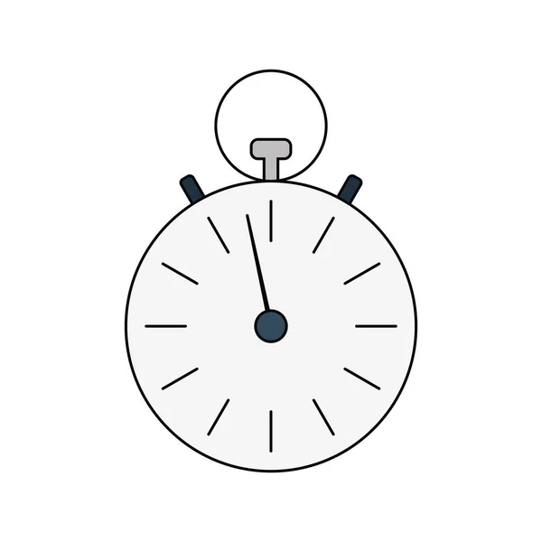 Icône design plat du chronomètre — Image vectorielle