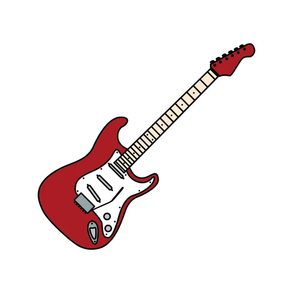 Ikone der E-Gitarre — Stockvektor