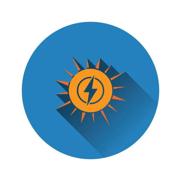 Icono de energía solar — Vector de stock