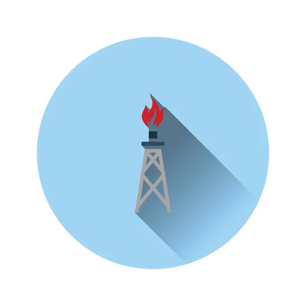 Gas tower icon — Stock Vector