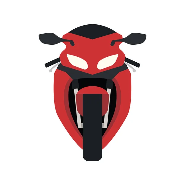 Motosiklet simgesi — Stok Vektör