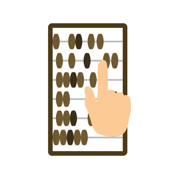 Abacus pictogram — Stockvector