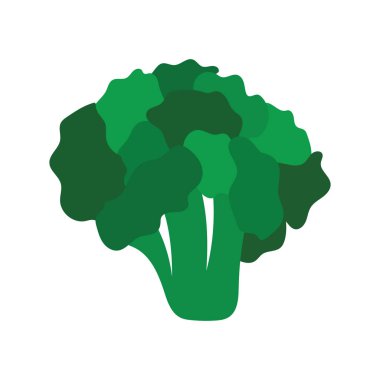 Karnabahar ikonu. Düz Renk Tasarımı. Vektör İllüstrasyonu.