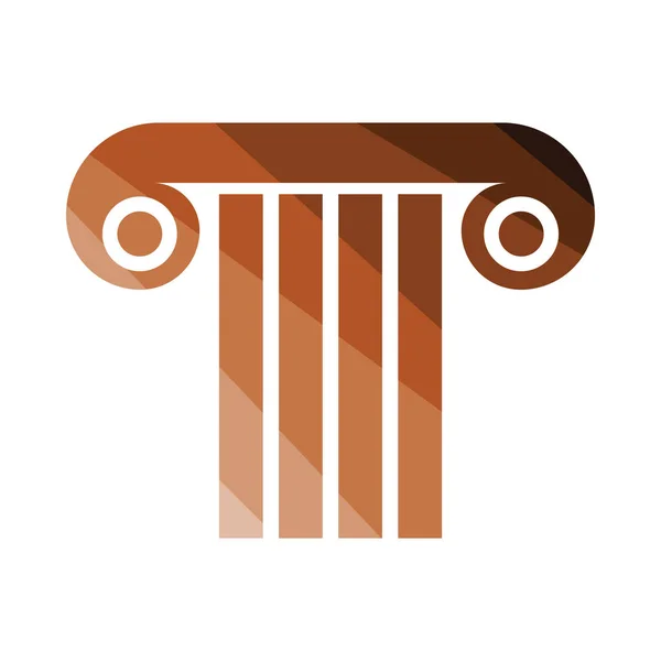 Antique column icon — Stock Vector