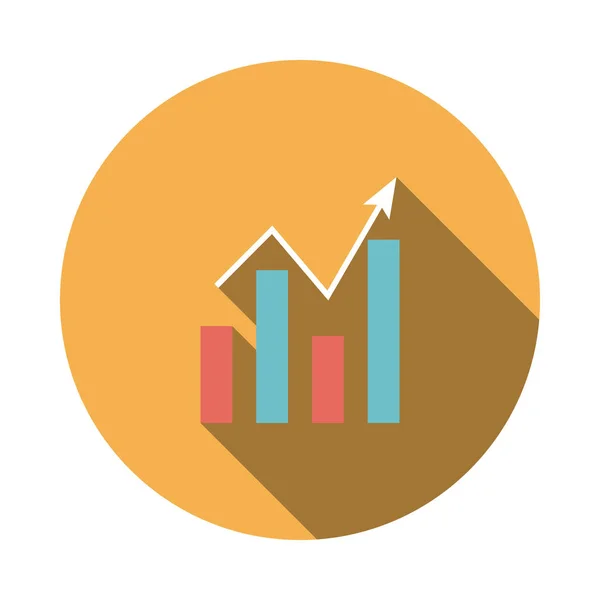 Analitik grafik simgesini — Stok Vektör