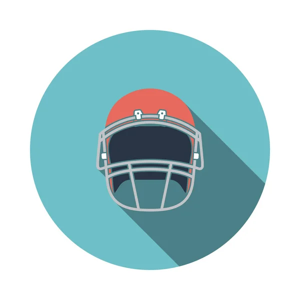 Icono del casco de fútbol americano — Archivo Imágenes Vectoriales