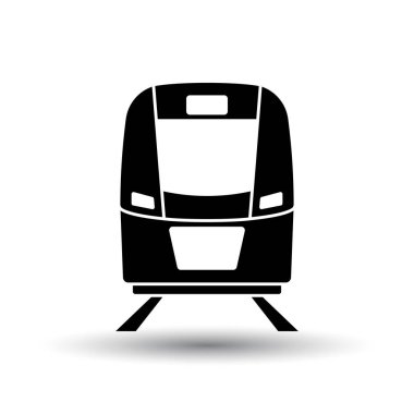 Tren simgesi ön görünümü