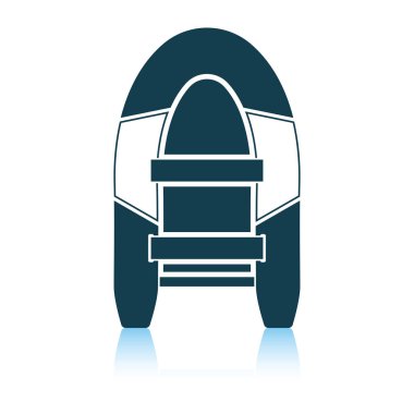 Kauçuk teknenin simgesi 