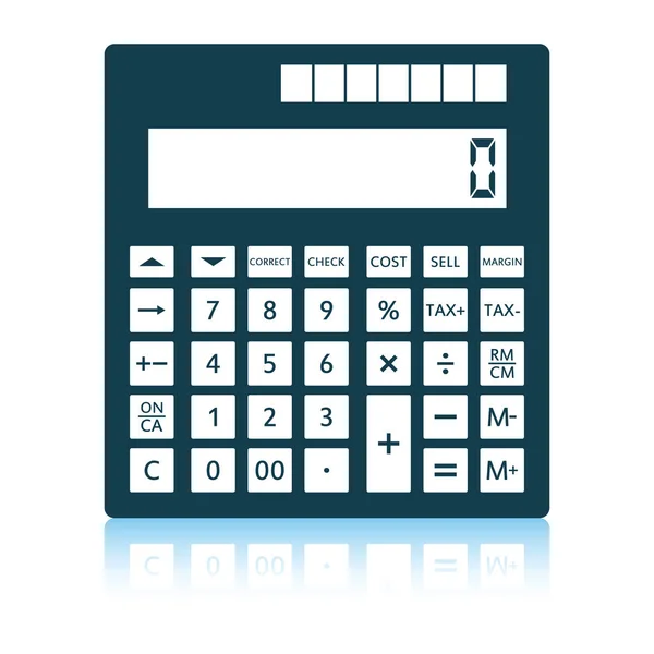 Statistical calculator icon — Stock Vector