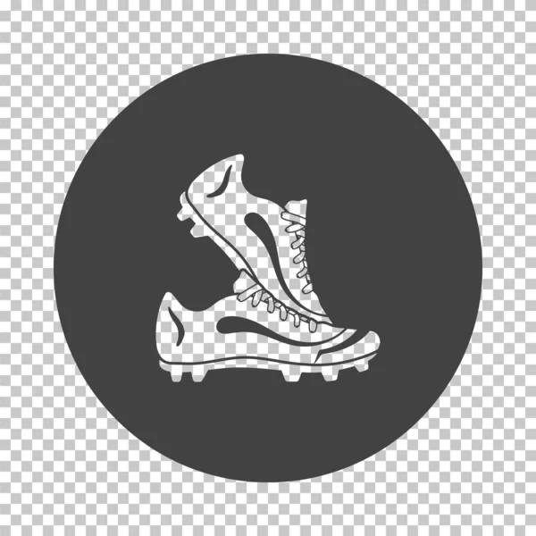 Pereche de fotbal de cizme icon — Vector de stoc