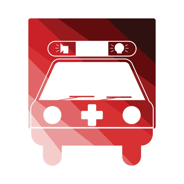 Ασθενοφόρο αυτοκίνητο εικονίδιο — Διανυσματικό Αρχείο
