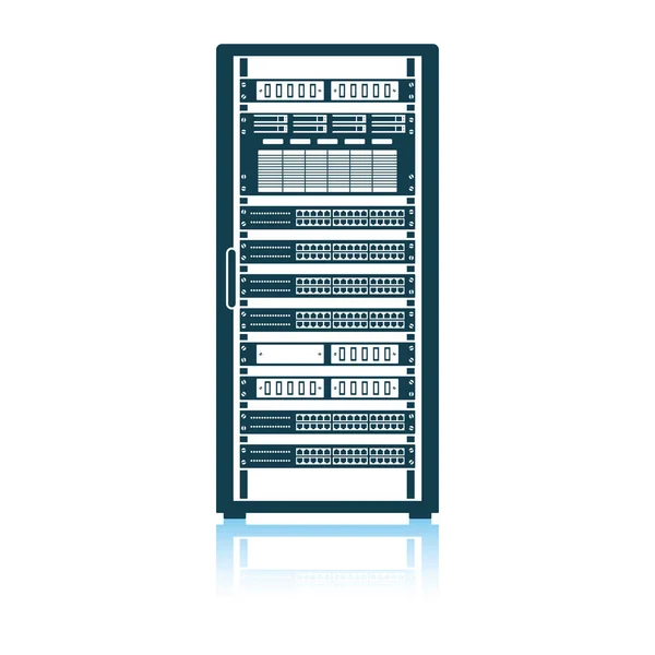 Server rack icon — Stock Vector