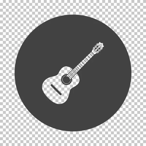 Icono de guitarra acústica — Archivo Imágenes Vectoriales