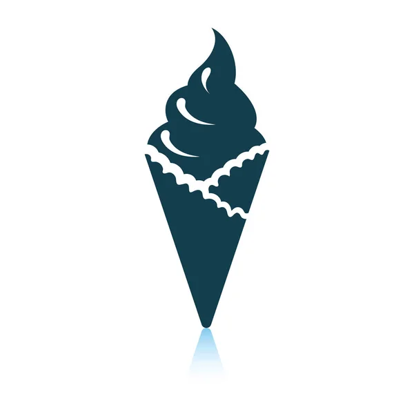 Icono de helado — Vector de stock