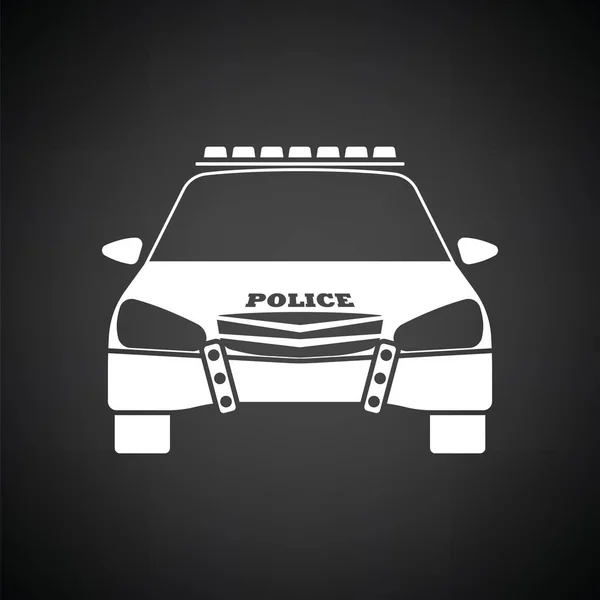 Polizei-Symbolbild Frontansicht — Stockvektor