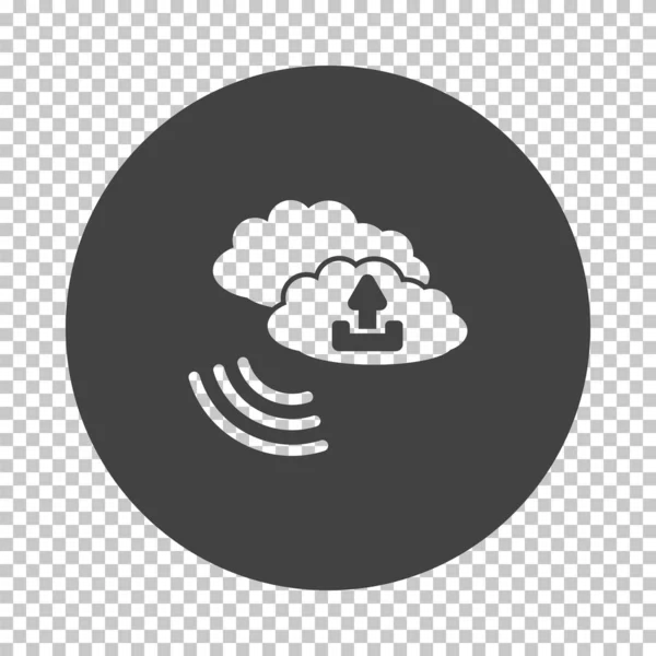 Chmura ikona połączenia — Wektor stockowy