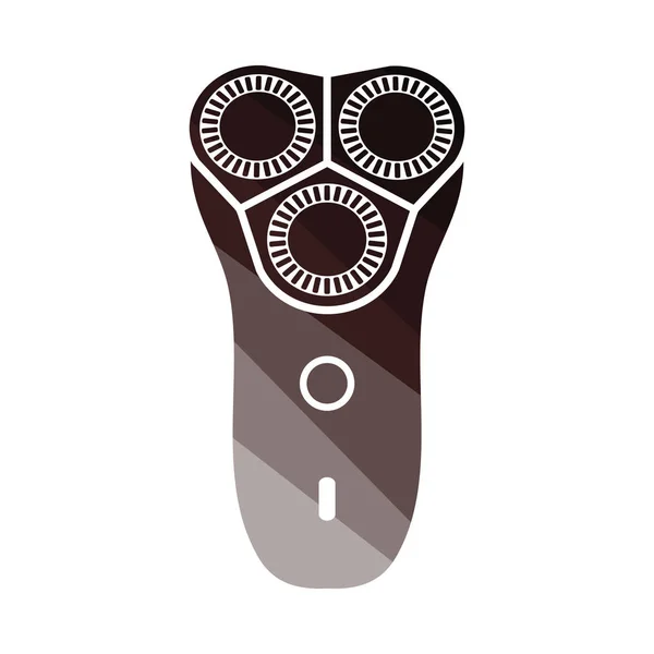Icono de máquina de afeitar eléctrica — Vector de stock