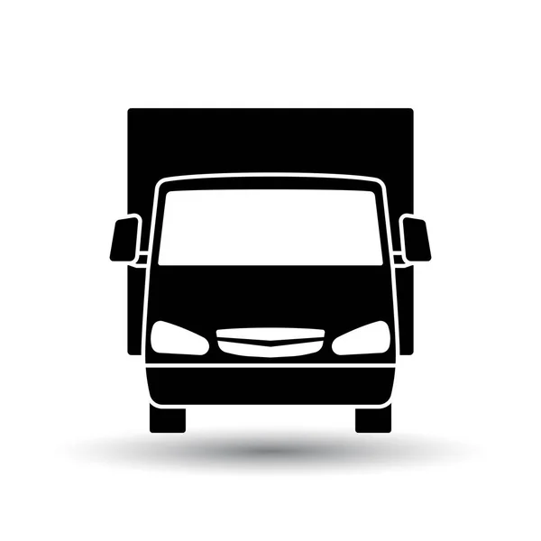 Van Truck ikon framifrån — Stock vektor