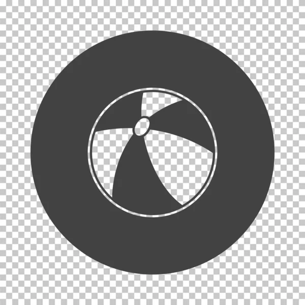 Bébé icône de balle en caoutchouc — Image vectorielle