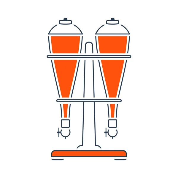 Ícone de equipamento de sifão de soda —  Vetores de Stock