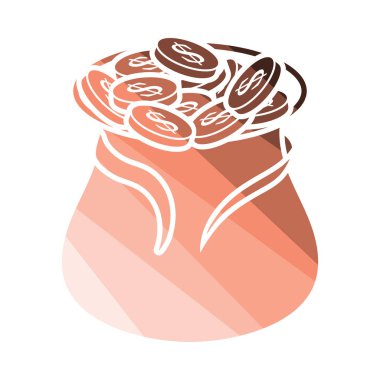 Açık para çantası simgesini