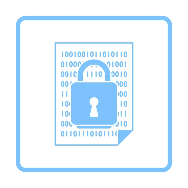 Ícone de segurança de dados — Vetor de Stock