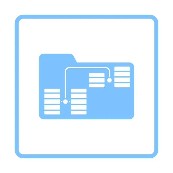 Folder Network Icon — Stock Vector