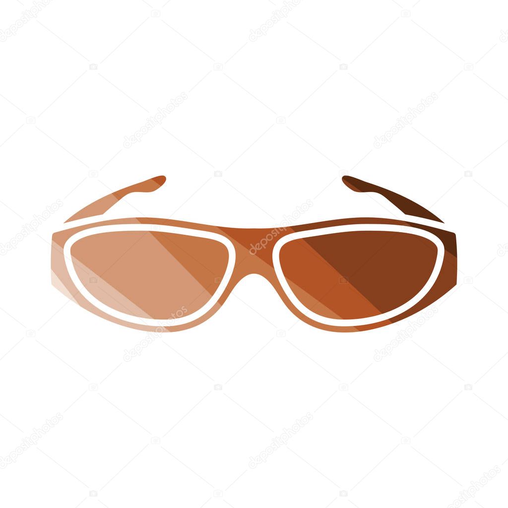 Poker sunglasses icon