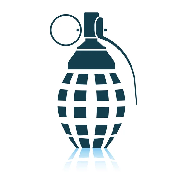 Savunma el bombası simgesi — Stok Vektör