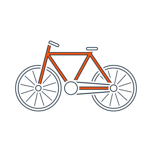 Ecologische fiets pictogram — Stockvector