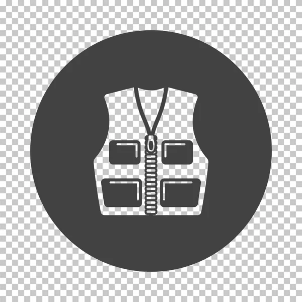 Hunter vest pictogram — Stockvector