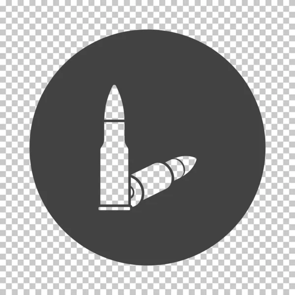 Rifle icono munición — Archivo Imágenes Vectoriales