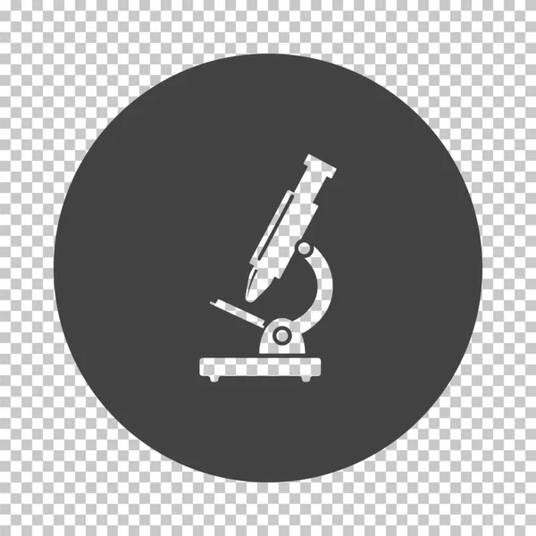 School microscope icon — Stock Vector