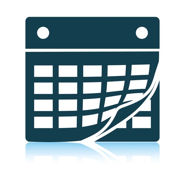 Ikona kalendáře — Stockový vektor