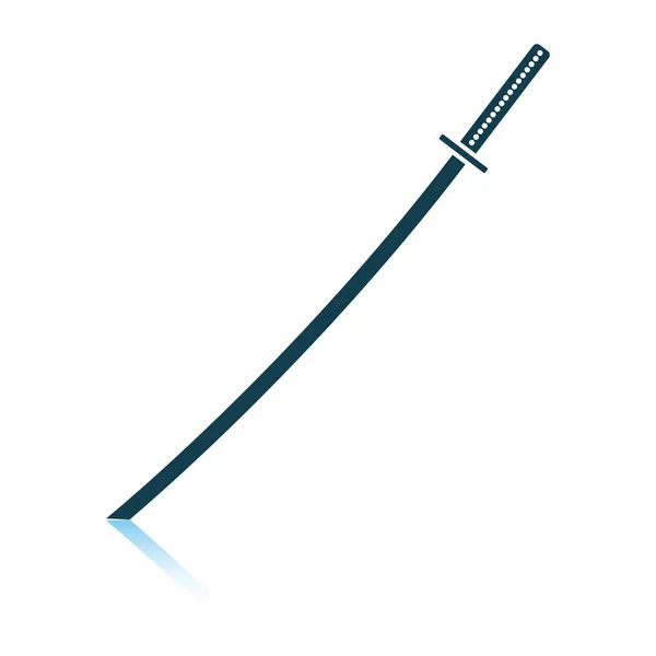 Japanisches Schwert — Stockvektor
