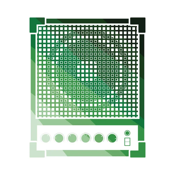 Audio monitor icon — Stock Vector